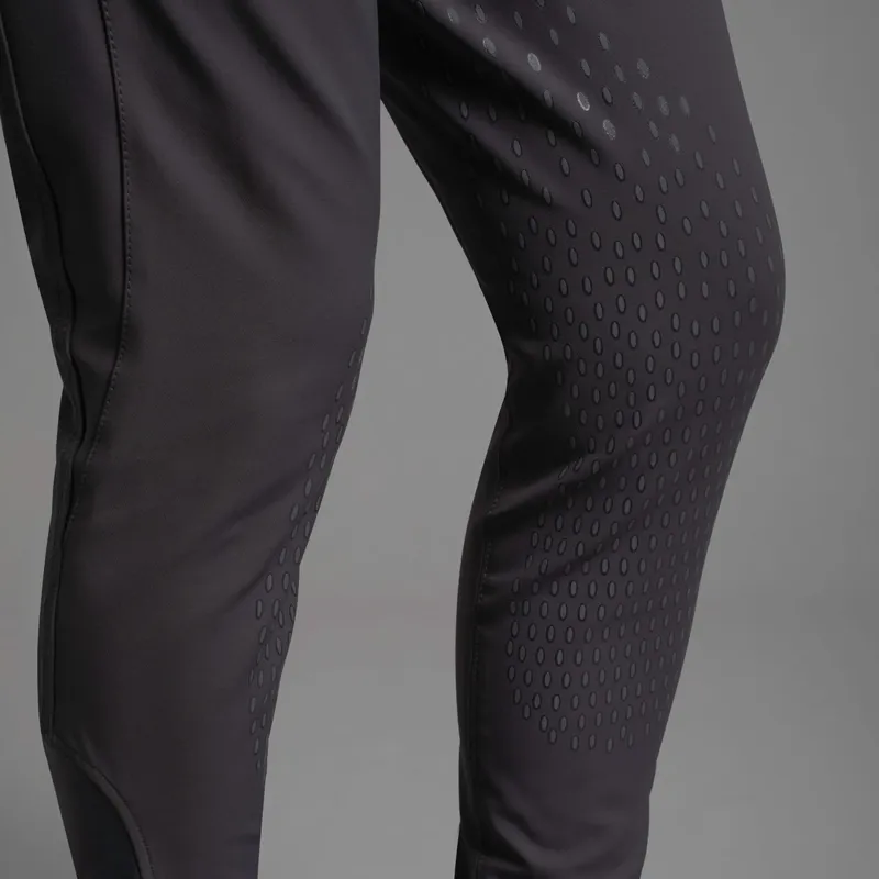 Premier Equine Barusso Mens Gel Knee Breeches - Anthracite-3